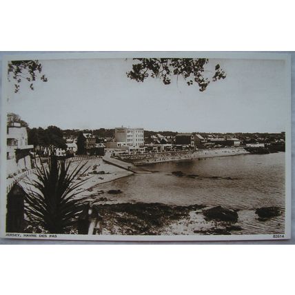 vintage postcard Jersey, Havre Des Pas