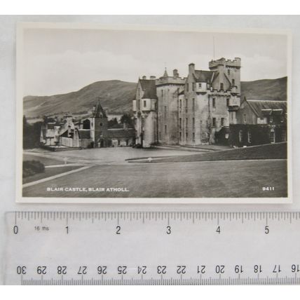 vintage postcard Blair Castle, Blair Atholl