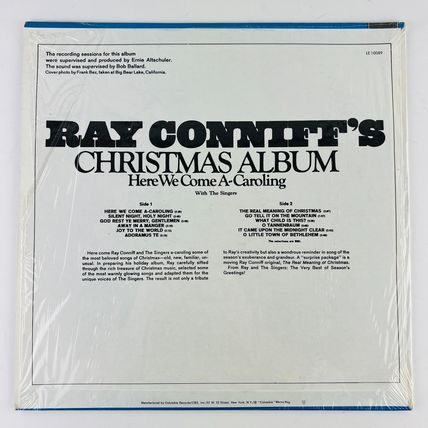 Ray Conniff Christmas Album Here We Come A-Caroling Vinyl LP Record Album