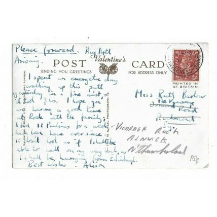 Path Up Ben Nevis, Fort William, Inverness-shire, RP Postcard.