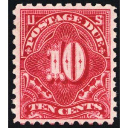 J56, Mint FVF NH 10¢ - Postage Due Stamp - Stuart Katz