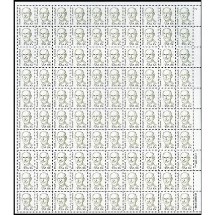 1864a Frank C. Laubach Complete Sheet of 30¢ Stamps CV $325.00 - Stuart Katz