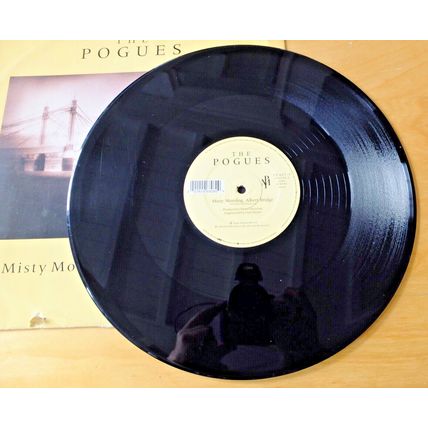 THE POGUES Misty Morning Albert Bridge 12" vinyl record LP 1989 Shane MacGowan