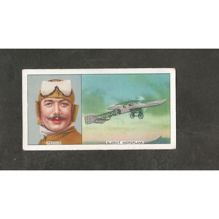 Cigarette Card Carreras Famous Airmen & Women 1936 #8 Andre Pegoud