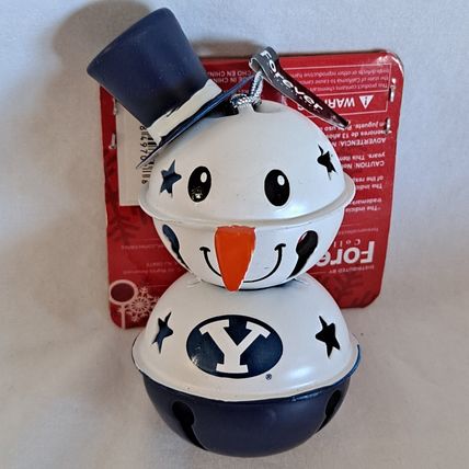 BYU Utah Christmas ORNAMENT Brigham Young University Jingle Bells Snowbell