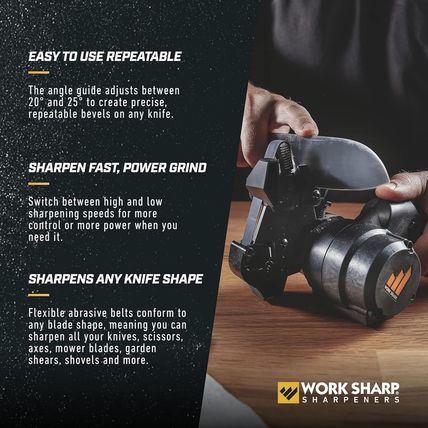 Work Sharp MK2 Electric Knife and Tool Sharpener - Adjustable Tool & Knife Sharp
