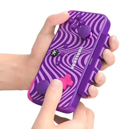 CRKD NEO S Controller Purple Wave for Nintendo Switch, PC, Mobile, Smart TV (For