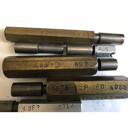 LOT THE PIPE MACHINERY GO NO GO PLUG GAGE,.495,.498,.499,.4975,.3955,.500,ET