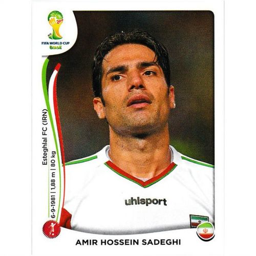 2014 Panini World Cup Soccer Stickers - #459 - Amir Hossein Sadeghi