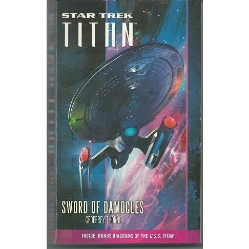 STAR TREK TITAN ' SWORD OF DAMOCLES ' paperback book (2007)