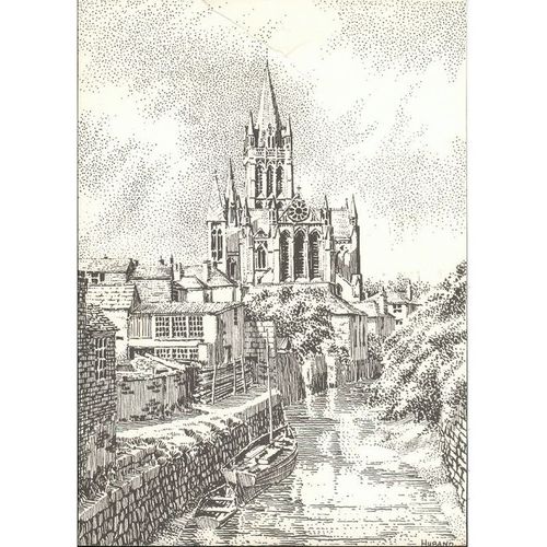 Celtic Cards 1991 - Truro Cathedral, Cornwall - from original work by G. Huband
