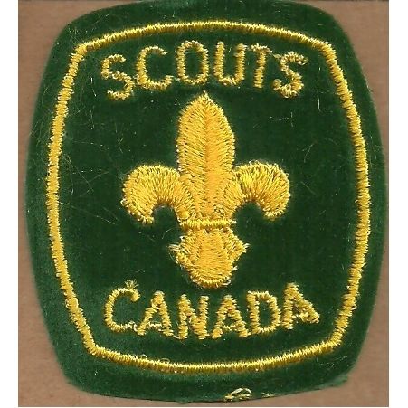 Boy Scouts of Canada Badge Patch - Scouts Canada Fleur-De-Lis 2 X 2.75 inches