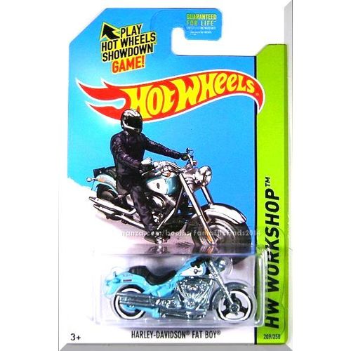 Hot Wheels - Harley-Davidson Fat Boy: HW Workshop 2014 - HW Garage #209/250