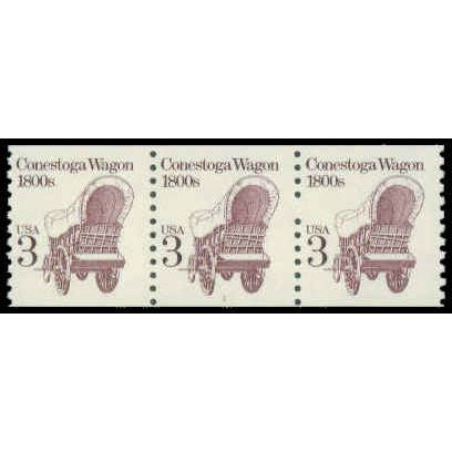 2252 3c Conestoga Wagon Fine MNH Dry Gum PNC 1/3 R0207