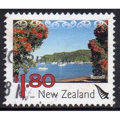 New Zealand 2009 Scenic Definitives - Russell $1.80 Sheet Used