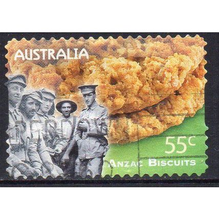 Australia 2009 Not Just Desserts - Anzac Biscuits 55c s/a Used
