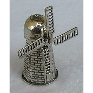 Windmill silver miniature
