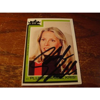 1977 Charlies Angels, Autograph Card, w/COA, CHERYL LADD