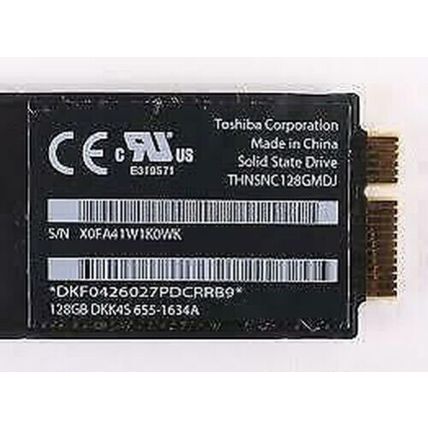 Toshiba THNSNC128GMDJ 655-1634A 128GB SSD For MacBook Air