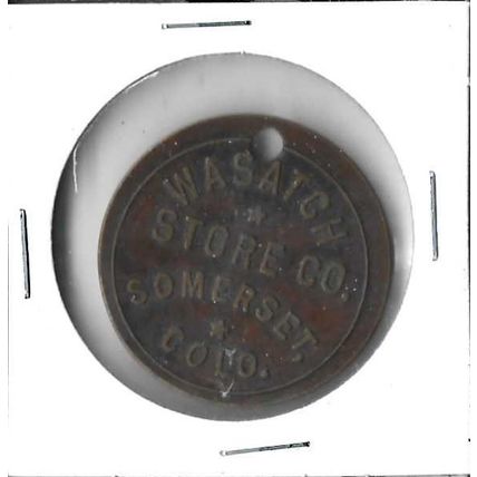 Wasatch Store co. Good for one stick of Powder
