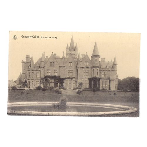 CHATEAU DE NOISY, GENDRON-CELLES , BELGIUM . unused vintage postcard .