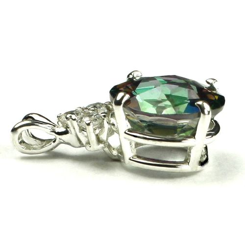 Mystic Fire Topaz, 925 Sterling Silver Pendant, SP087