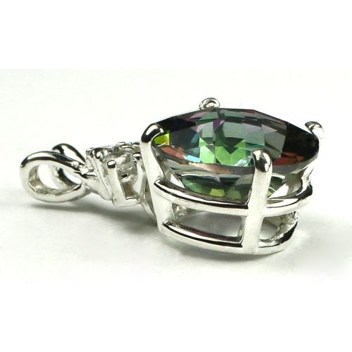 Mystic Fire Topaz, 925 Sterling Silver Pendant, SP087