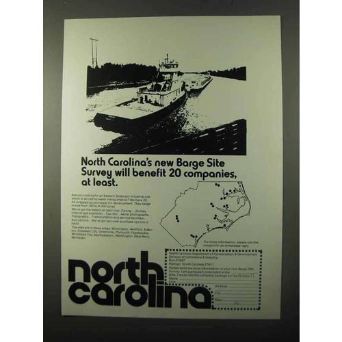 1971 North Carolina Conservation & Development Ad