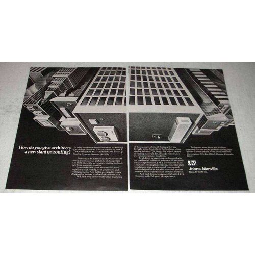1978 Johns-Manville BURSI Built-Up Roofing Systems Ad