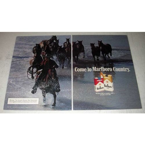 1981 Marlboro Cigarettes Ad - Come to Marlboro Country