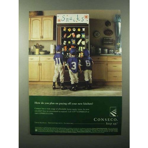 2000 Conseco Home Equity Loans Ad - Paying New Kitchen