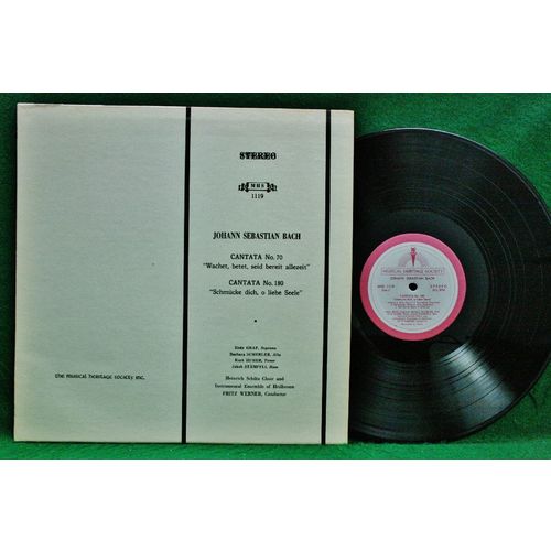 Werner/Graf/Scherler/Huber - Bach: Cantata No. 70 / No. 180 - MHS 1119 - NM