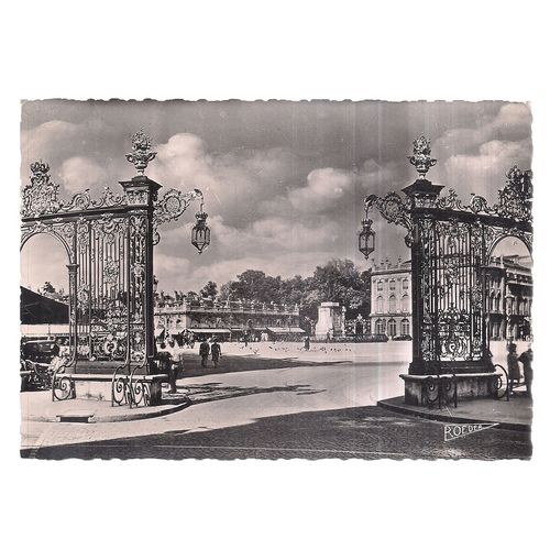 GRILLES DE JEAN LAMOUR ET PLACE STANISLAS, NANCY, FRANCE unused postcard RP =