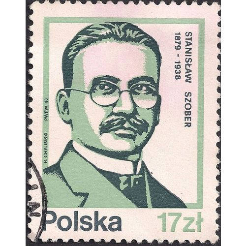 POLAND, Stanislaw Szober, green grey 1983, 17 Zl