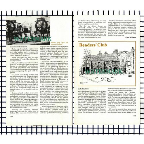 (7676) Colne Valley Museum Golcar - 1989 Article
