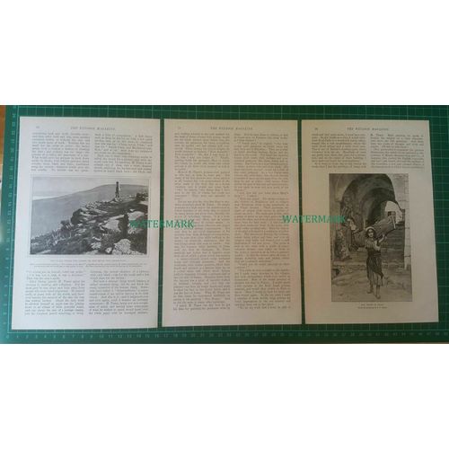 (7173) James Tissot Life Of Christ Cleveland Moffett - c.1900 Article