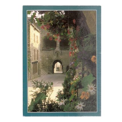 THE JERZUAL GATE, DINAN, BRETAGNE, Brittany, France.. unused vintage postcard #