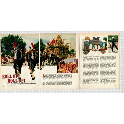 Circus World Museum Parade Baraboo Wisconsin - 1989 Article / Print
