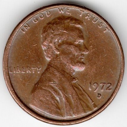 USA : 1 Cent 1972 D
