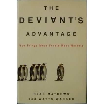 SIGNED DEVIANT'S ADVANTAGE by RYAN MATTHEWS & WATTS WACKER 1st EDITION HDCJ