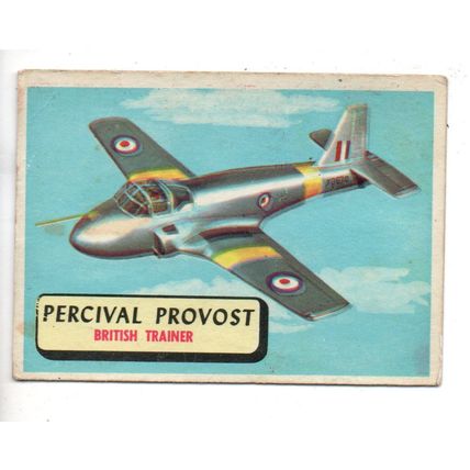 A & B.C. GUM PLANES 94 X 67mm 1958 No.30 PERCIVAL PROVOST BRITISH TRAINER