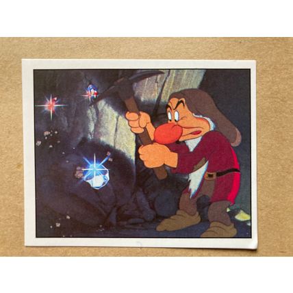 Snow White and the Seven Dwarfs Sticker # 67 (A) unused 1994 Panini Disney
