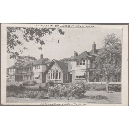 PPC Coleman Convalescent Home Brookfield Avenue Dover Kent 1934