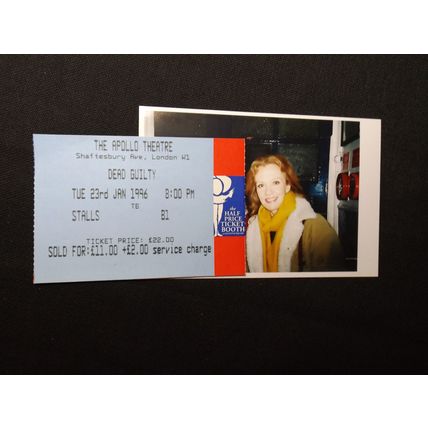 Hayley Mills & Jenny Seagrove Signed Dead Guilty Playbill/personal photo, London