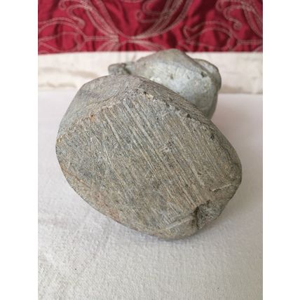 African Art Shona Hand Carved Female Bust From Zimbabwe 7 3/4” Inches 1.7 kilos