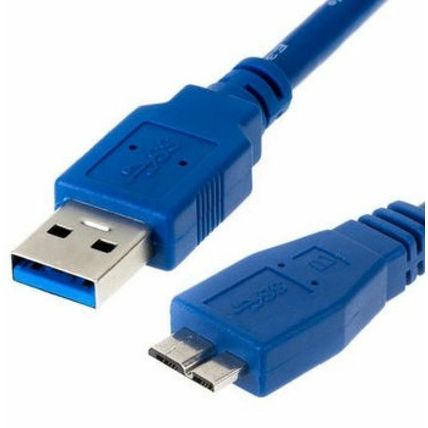 6 ft. USB 3.0 Cable Standard A Male to Micro B Male Cable - Blue