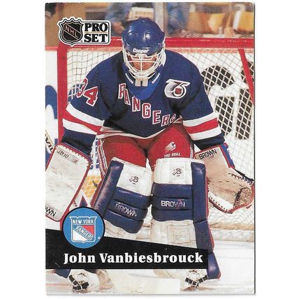 John Vanbiesbrouck-New York Rangers - Pro Set French