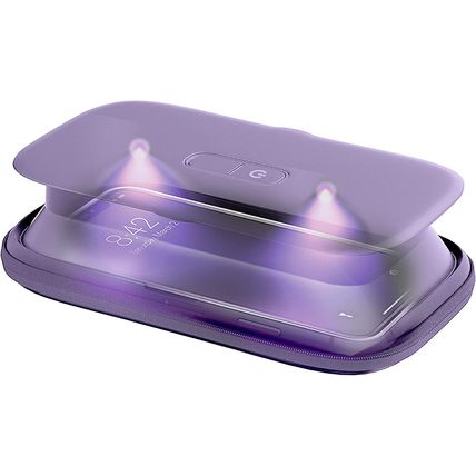 HoMedics UV Sterilizing Box-Kills 99.9% of Bacteria&Viruses(SAN-PH100)PURPLE-NEW