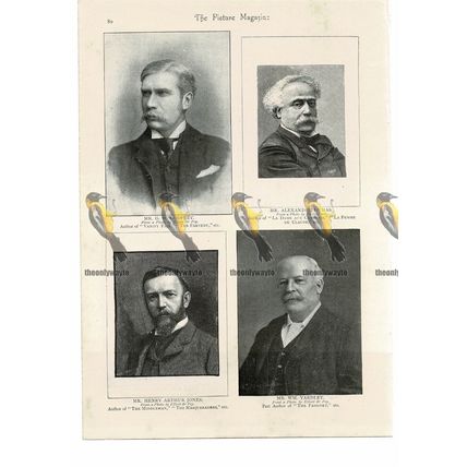 Alexandre Dumas, G W Godfrey, W M Yardley & H A Jones, Book Illustration, 1895