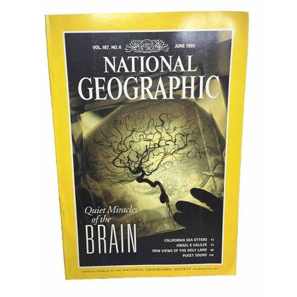 National Geographic Magazine June 1995 Quiet Miracles of the Brain Vintage b